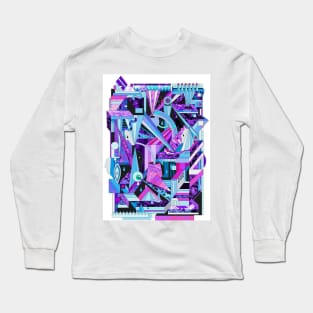 geometric Long Sleeve T-Shirt